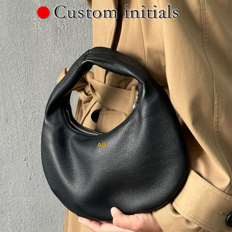 Luxury Bags Japan - Кожаные сумки в форме полумесяца в