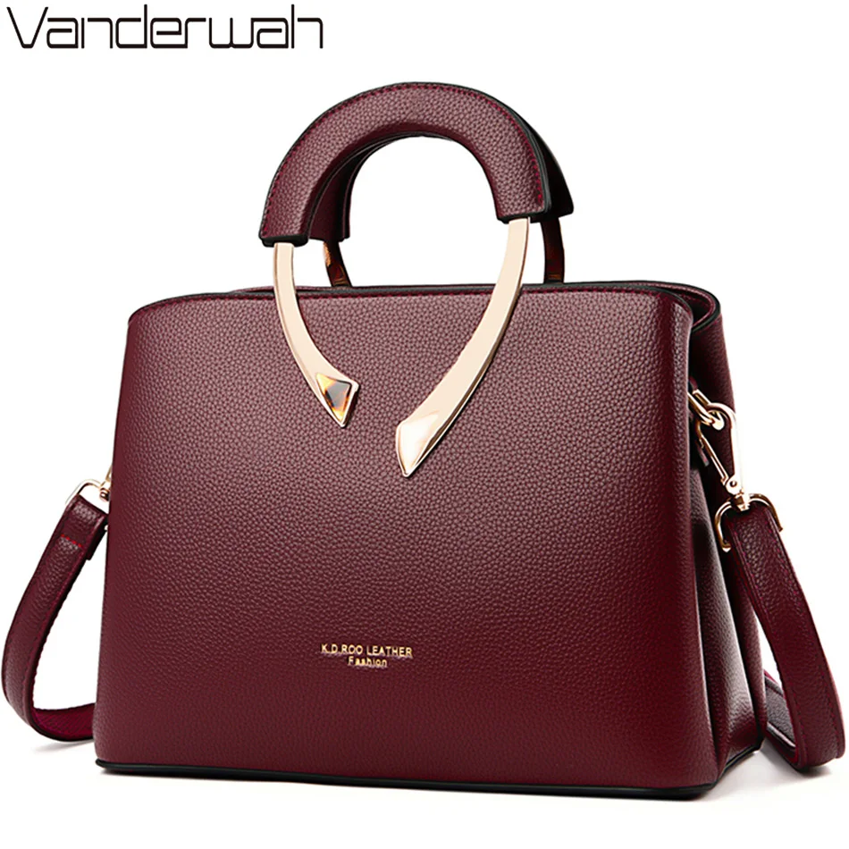 Luxury Bags Collection - Натуральная VANDERWAH Высококачественная повседневная сумка-тоут из