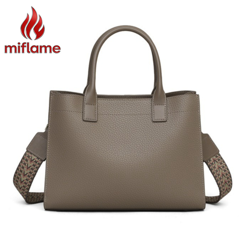 Structured Handbag Top Handle - Сумка-сэтчел из натуральной кожи для женщин,