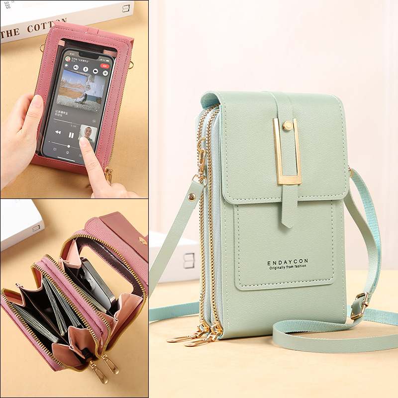 Wristlet Wallet Zipper - Женские сумки для мобильного телефона с