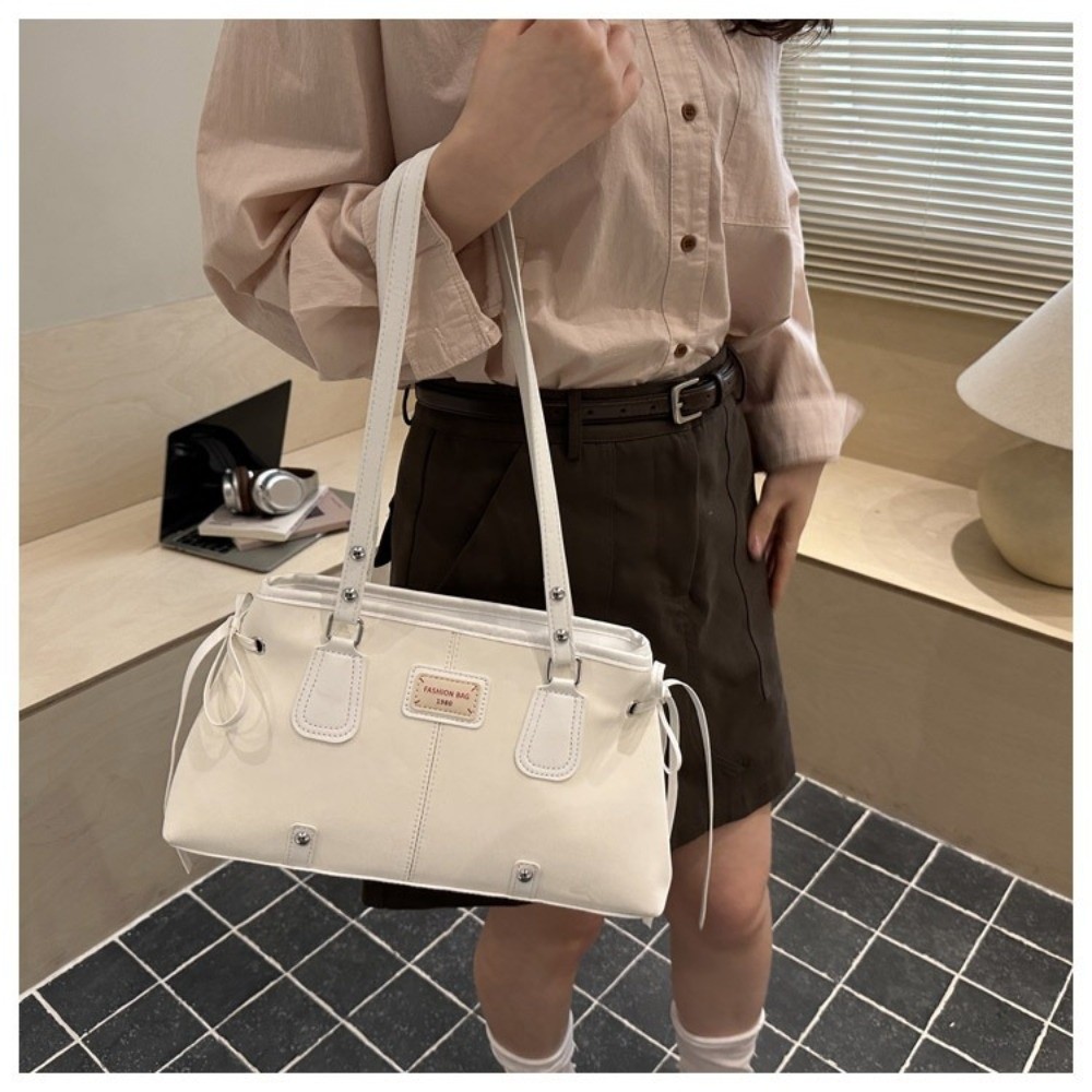 Structured Handbag Top Handle - Сумка-тоут из искусственной кожи в корейском