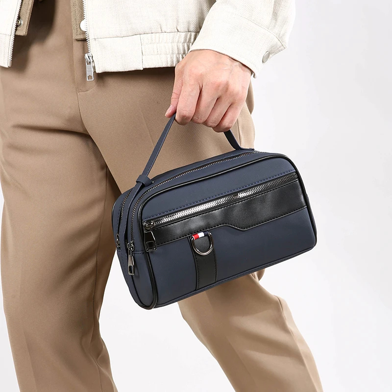 Мужской деловой кошелек-клатч  – обзор и цена Wristlet Wallet Zipper