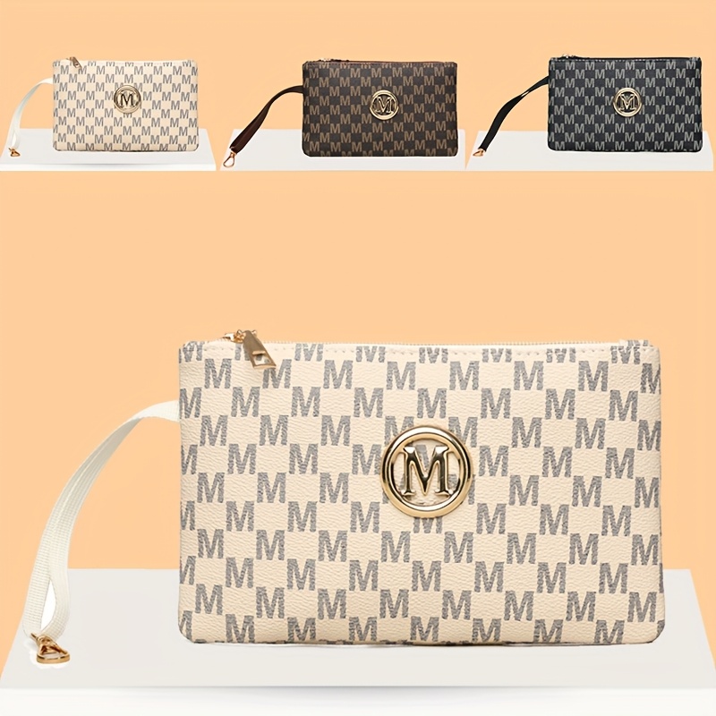 Женский клатч с винтажным букв – обзор и цена Wristlet Wallet Zipper
