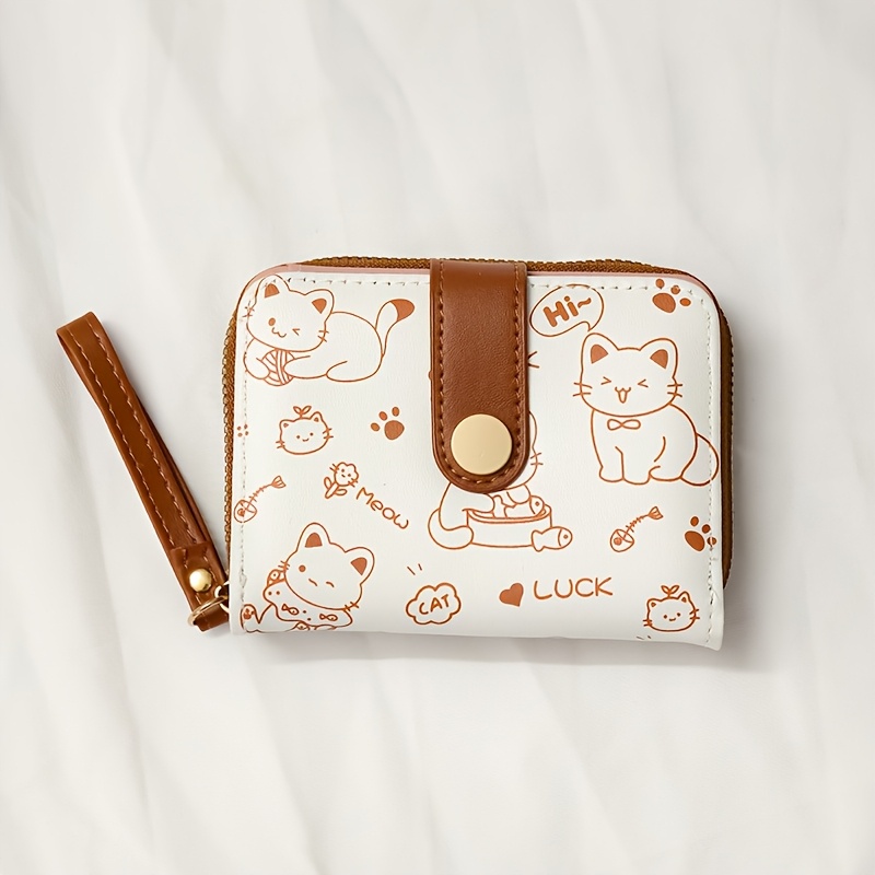 Женский кошелек-клатч с принто – обзор и цена Wristlet Wallet Zipper