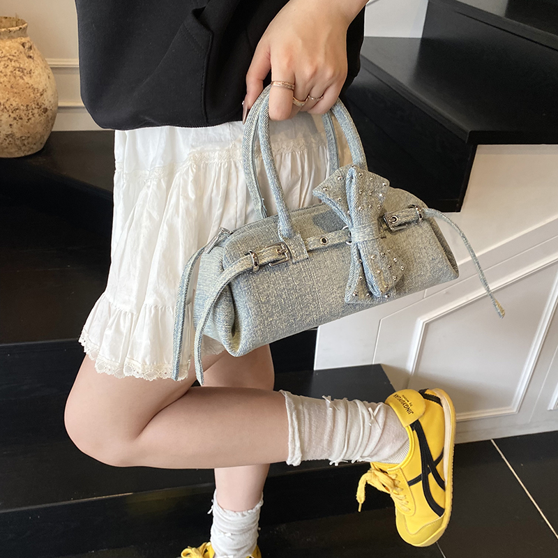 Маленькая сумка-боулинг Sweeti – обзор и цена Luxury Bags Denim
