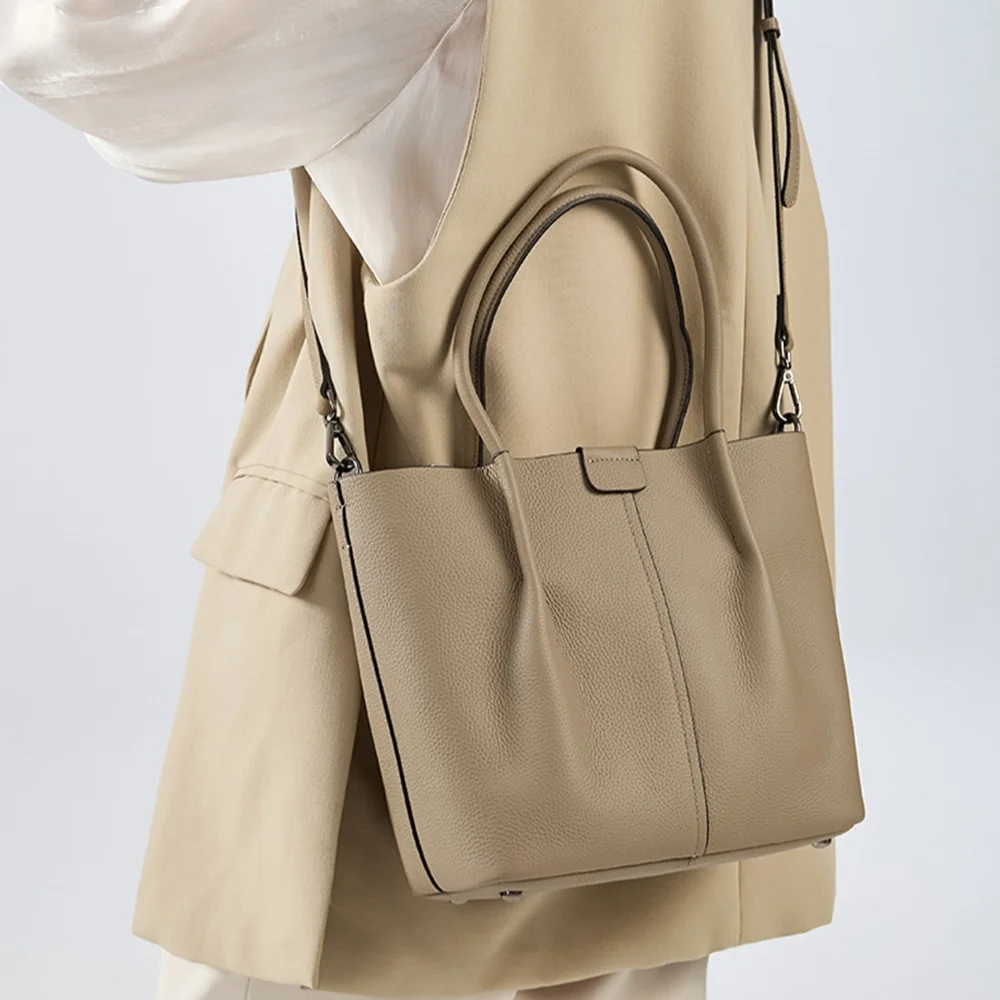 Натуральная элитная мягкая кож – обзор и цена Structured Handbag Top Handle