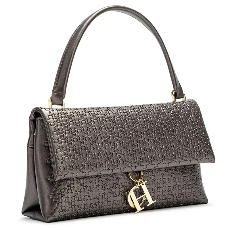 Элегантная сумка с монограммой – обзор и цена Structured Handbag Top Handle