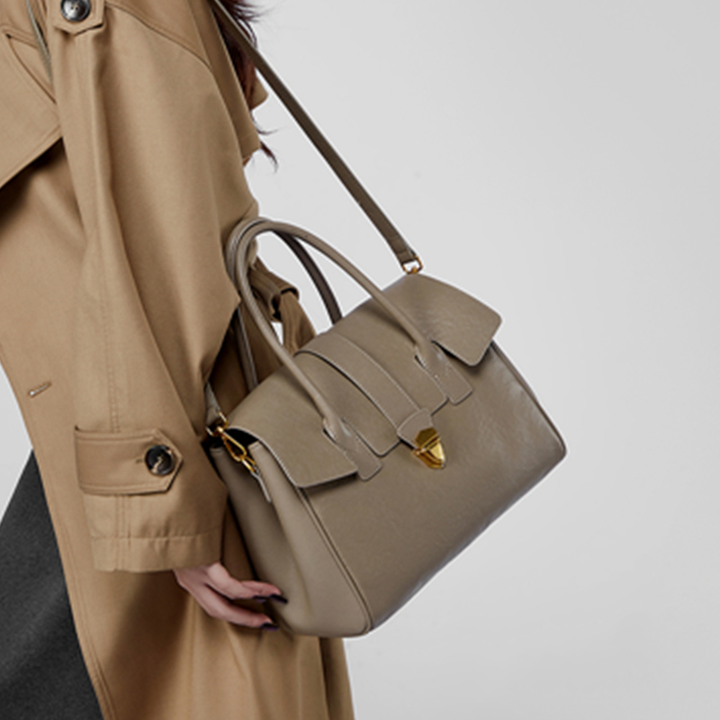Сумки BURMINSA из натуральной  – обзор и цена Structured Handbag Top Handle