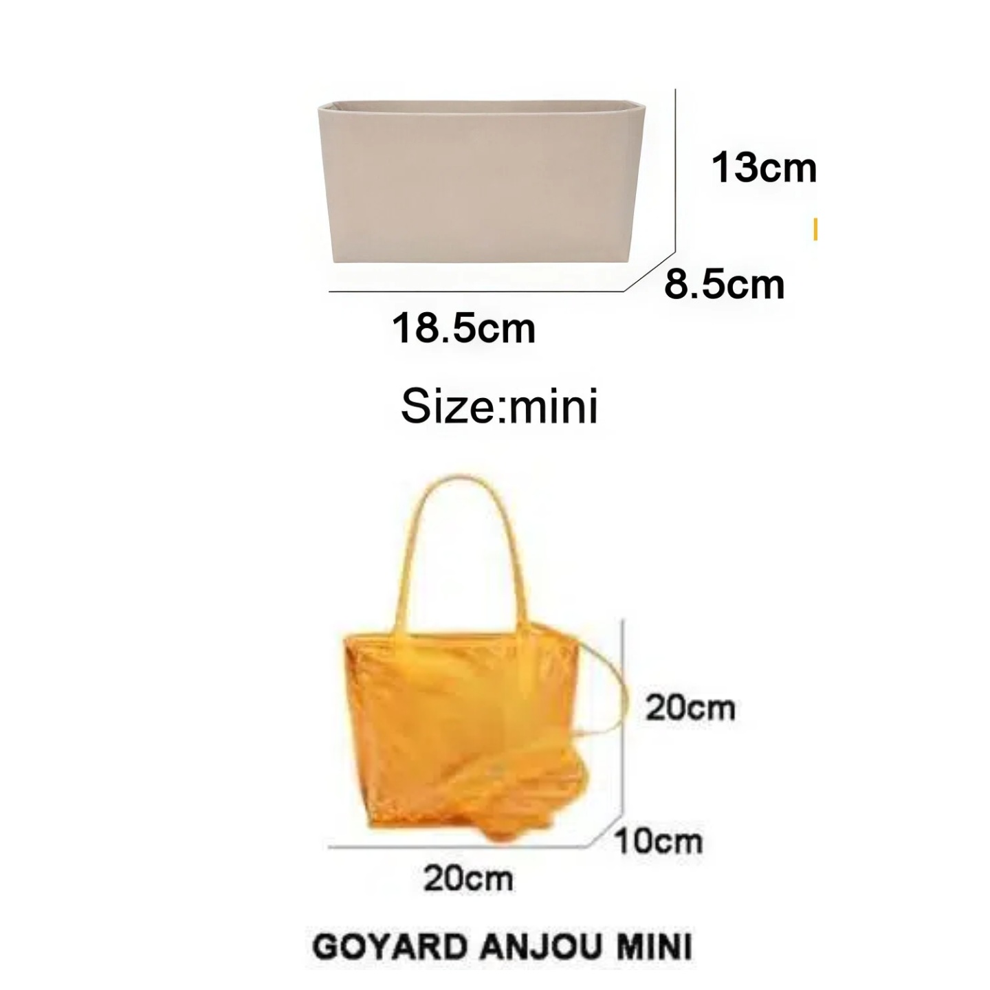 Вкладыш-органайзер из фетра дл – обзор и цена Luxury Bags Goyard